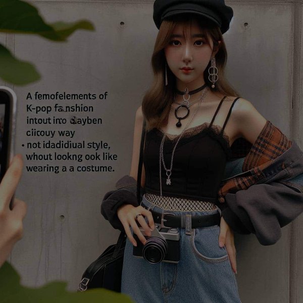 Comment intégrer des éléments de la mode K-pop dans un look quotidien sans paraître déguisé ?